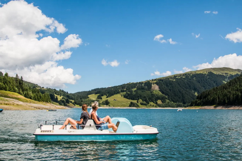 Bootje varen in Gerlos